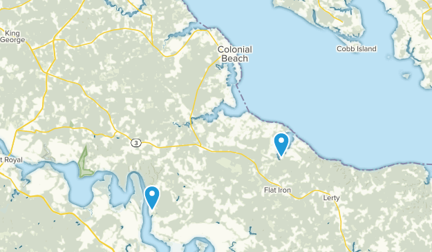 Colonial Beach, Virginie Map