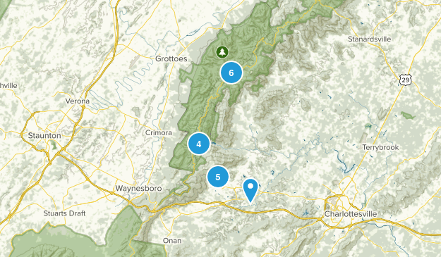 Crozet, Virginia Map