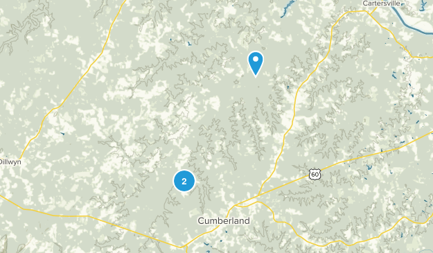 Cumberland, Virginia Map
