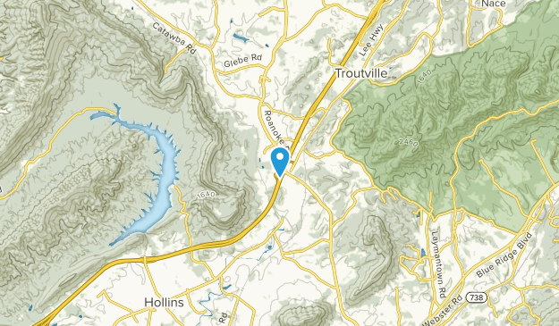 Daleville, Virginia Map
