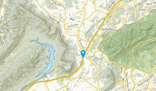 Daleville, Virginia Map
