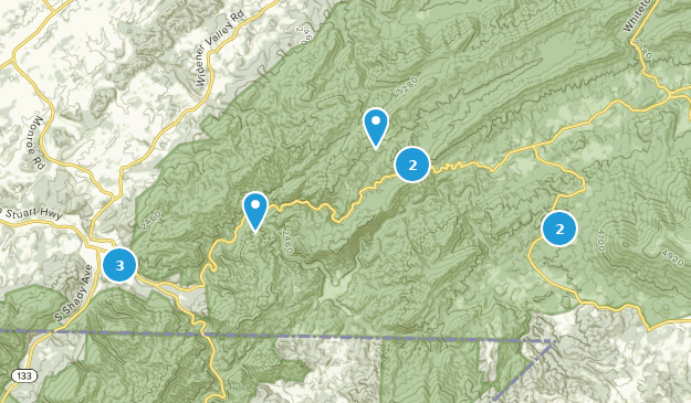 Damascus, Virginia Map