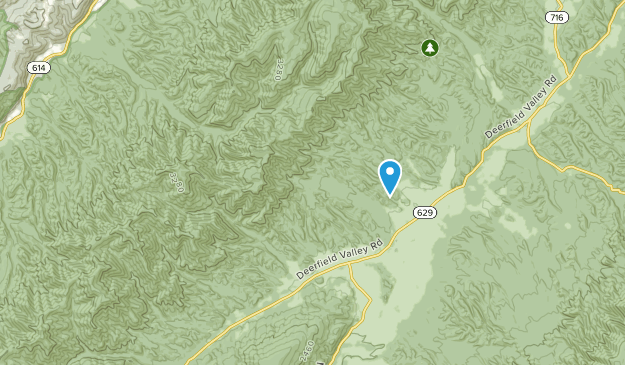 Deerfield, Virginia Map