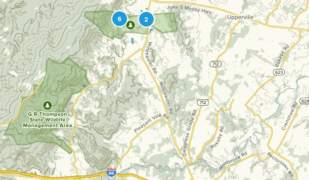 Delaplane, Virginia Map