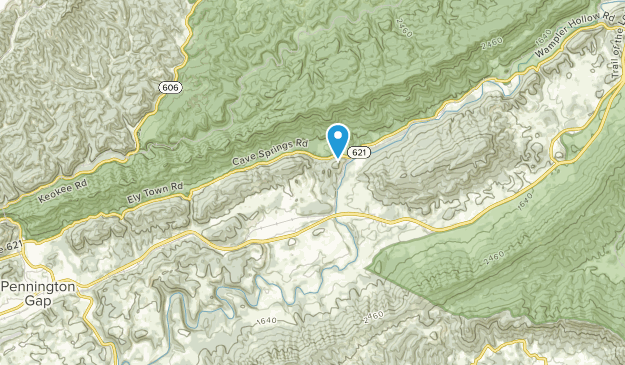 Dryden, Virginie Map
