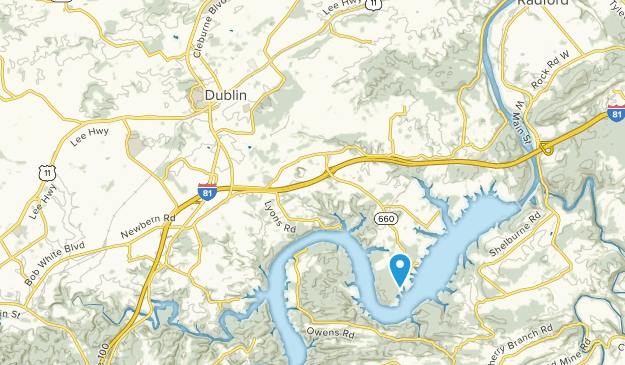 Dublin, Virginia Map
