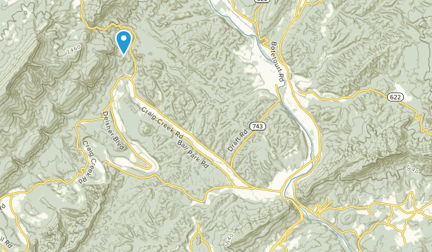 Eagle Rock, Virginie Map