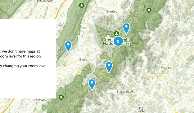 Elkton, Virginia Map