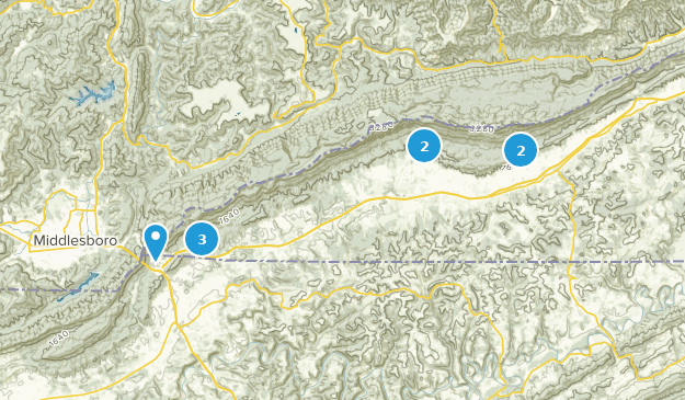 Ewing, Virginie Map