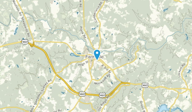 Farmville, Virginie Map