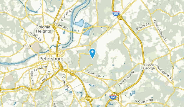 Fort Lee, Virginia Map