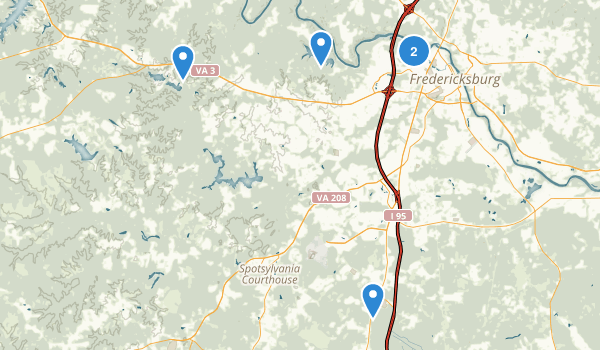 Fredericksburg, Virginia Map