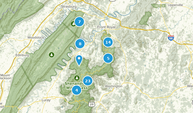 Front Royal, Virginie Map