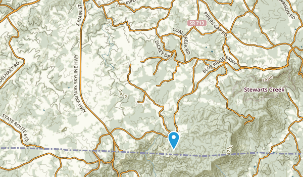 Galax, Virginia Map