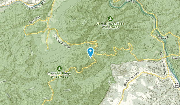 Glasgow, Virginia Map