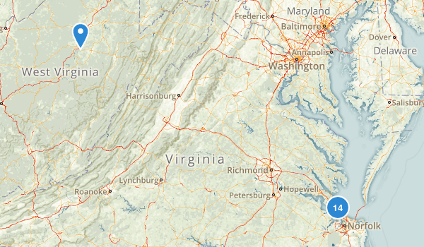 Hampton, Virginia Map