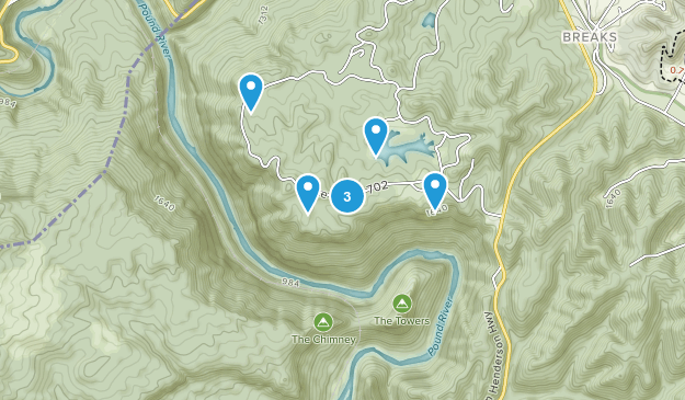 Haysi, Virginia Map