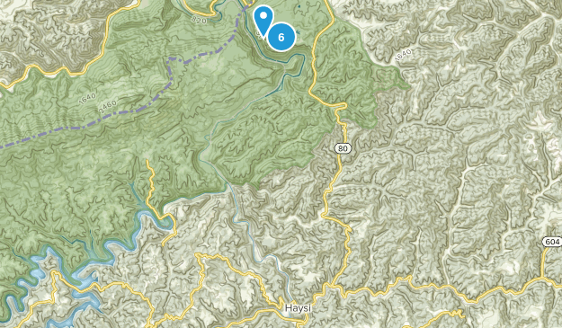 Haysi, Virginia Map