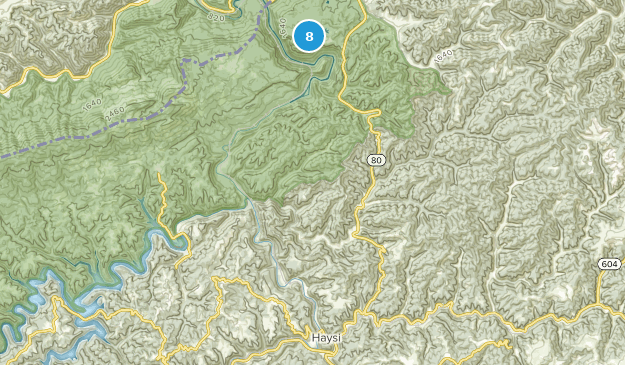 Haysi, Virginie Map