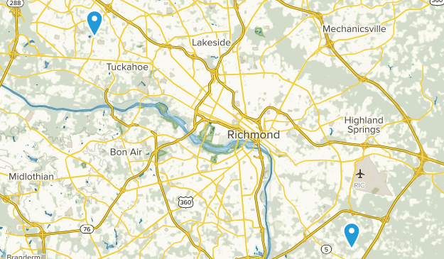 Henrico, Virginia Map