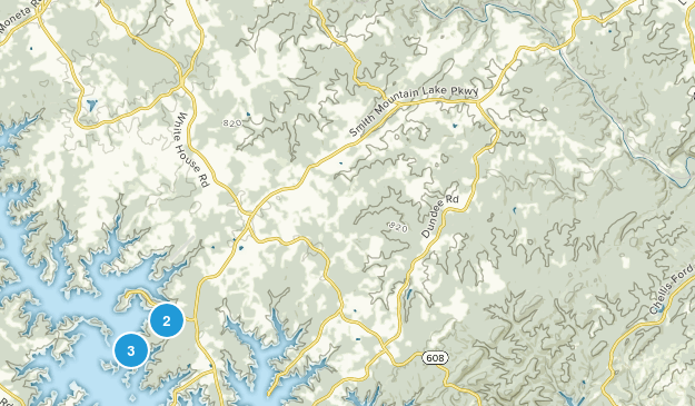 Huddleston, Virginia Map