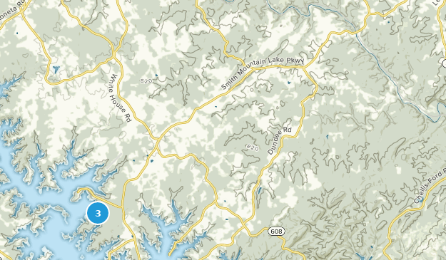 Huddleston, Virginie Map