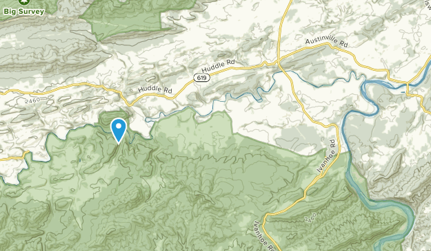 Ivanhoe, Virginia Map