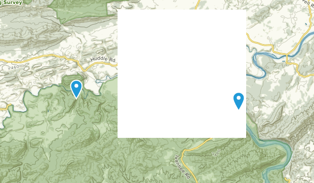 Ivanhoe, Virginie Map