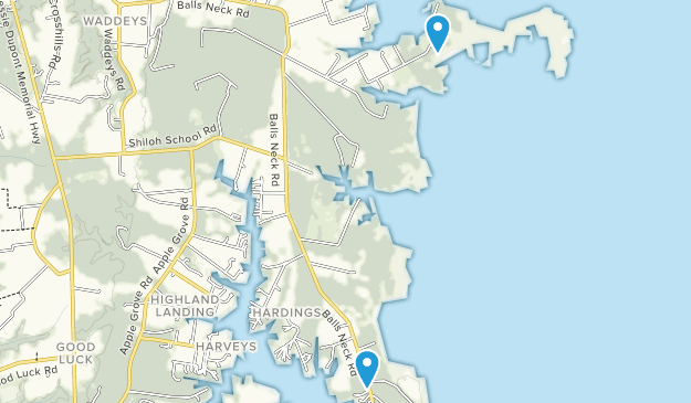 Kilmarnock, Virginia Map