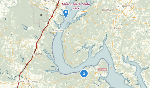 King George, Virginia Map
