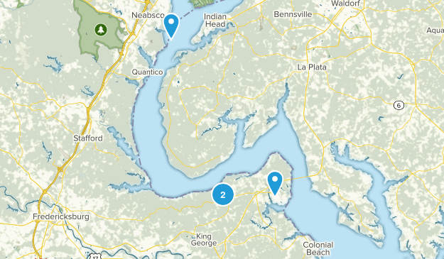 King George, Virginia Map