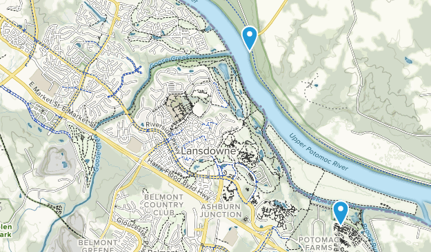 Lansdowne Town Center, Virginia Map