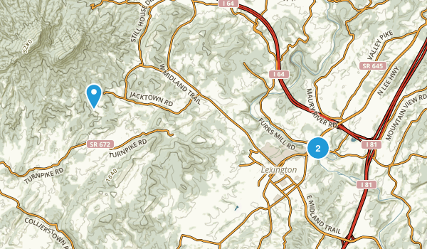 Lexington, Virginia Map