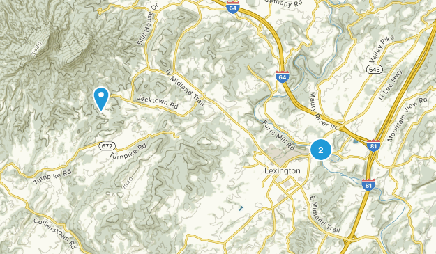 Lexington, Virginia Map