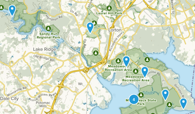 Lorton, Virginia Map