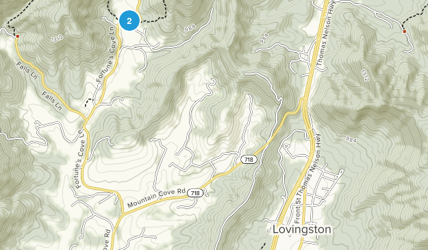 Lovingston, Virginia Map