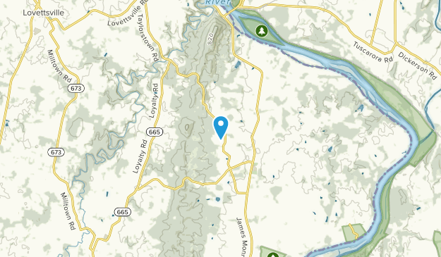 Lucketts, Virginia Map