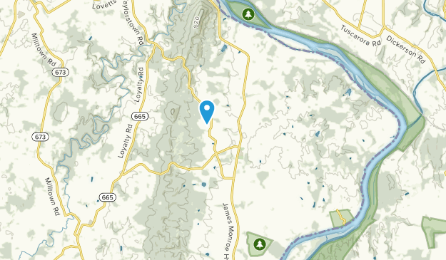 Lucketts, Virginia Map