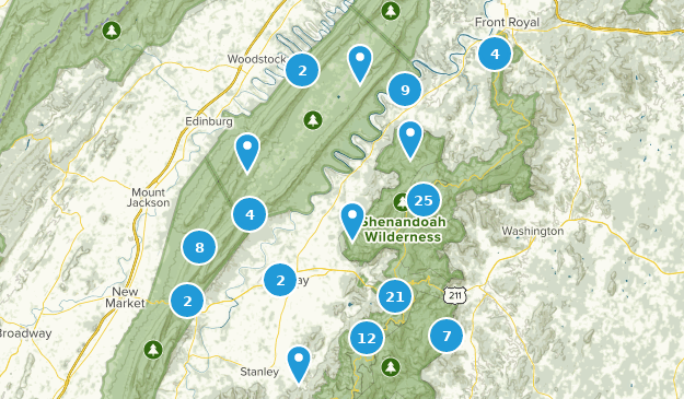 Luray, Virginie Map