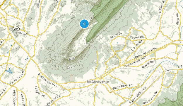McGaheysville, Virginia Map