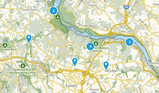 McLean, Virginia Map