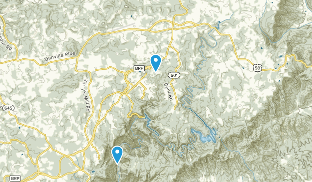 Meadows of Dan, Virginia Map