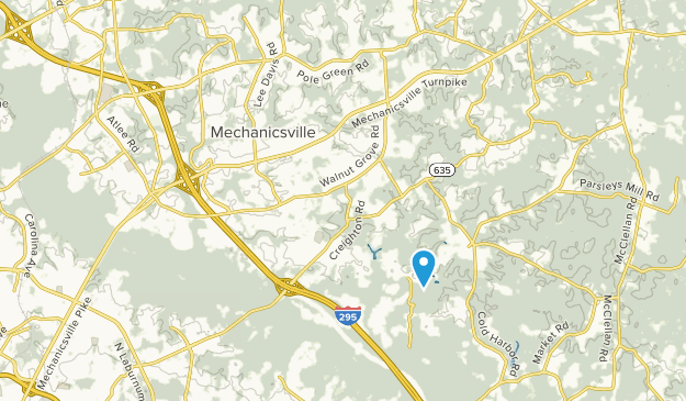 Mechanicsville, Virginia Map