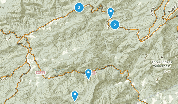 Montebello, Virginia Map