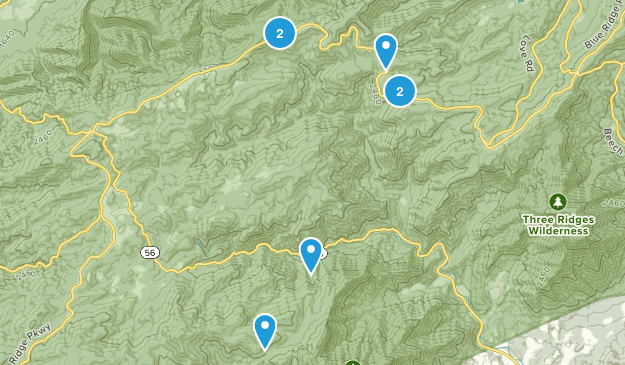 Montebello, Virginia Map
