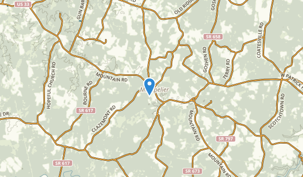 Montpelier, Virginia Map