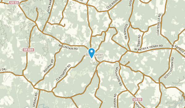 Montpelier, Virginia Map