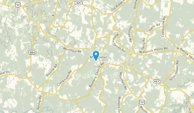 Montpelier, Virginie Map