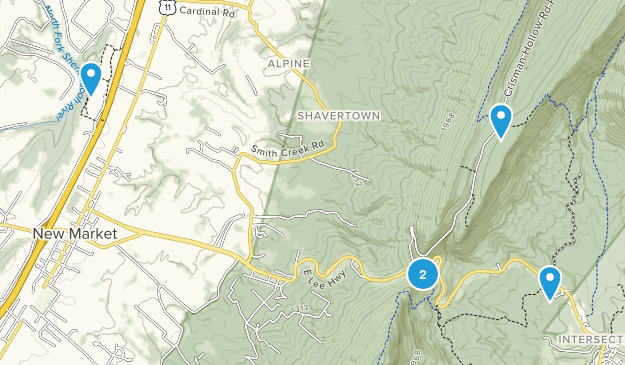 New Market, Virginia Map