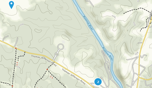 Palmyra, Virginie Map